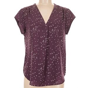 Stitch Fix Fun2Fun V-Neck Blouse- Purple